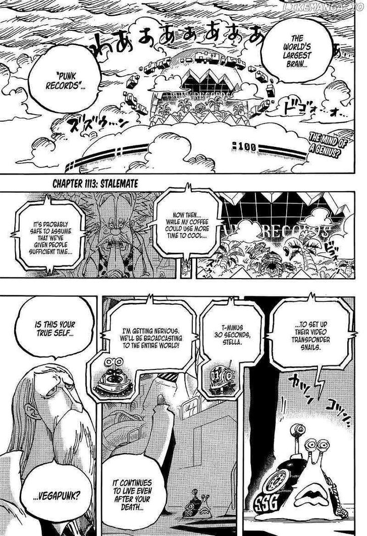 One Piece,chapter 1113 - Page
