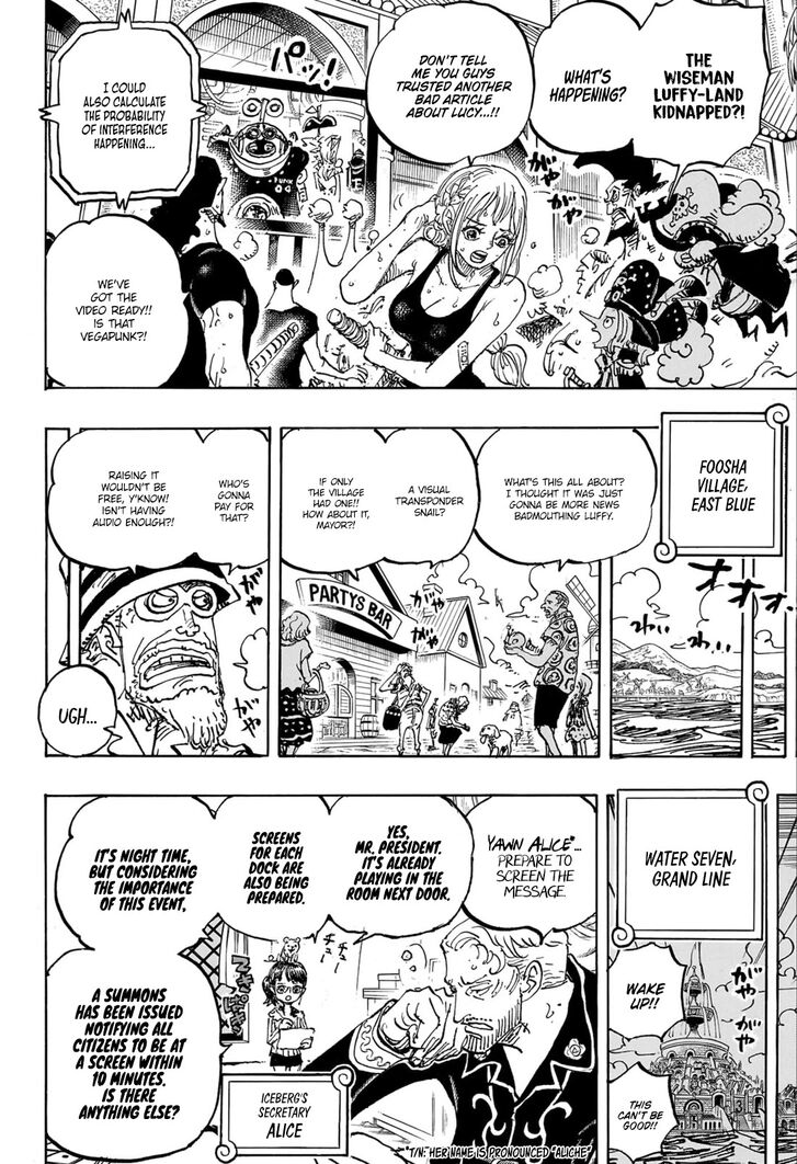 One Piece,chapter 1109 - Page