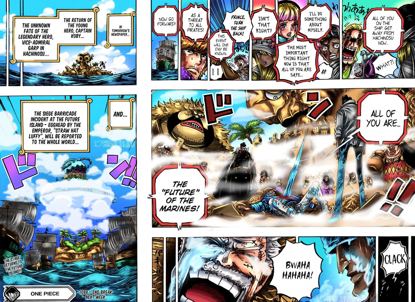 One Piece,chapter 1088 - Page
